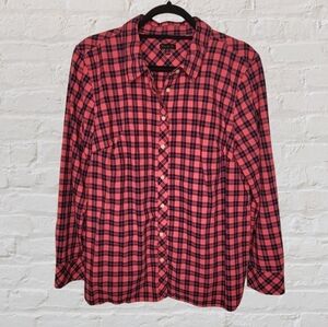 EUC Talbots Men's Plaid Button Down Shirt